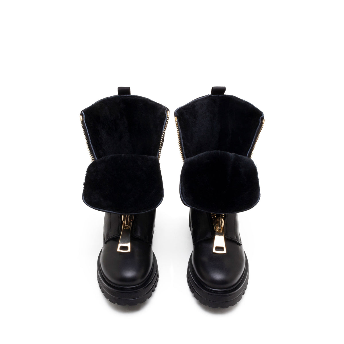 MINSK COMBAT BOOT WITH FUR