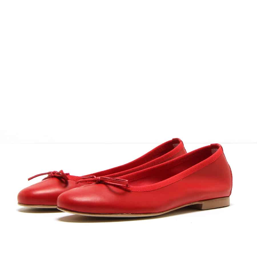 Mia Nappa Ballet Flat in Italian Leather | Michele Lopriore