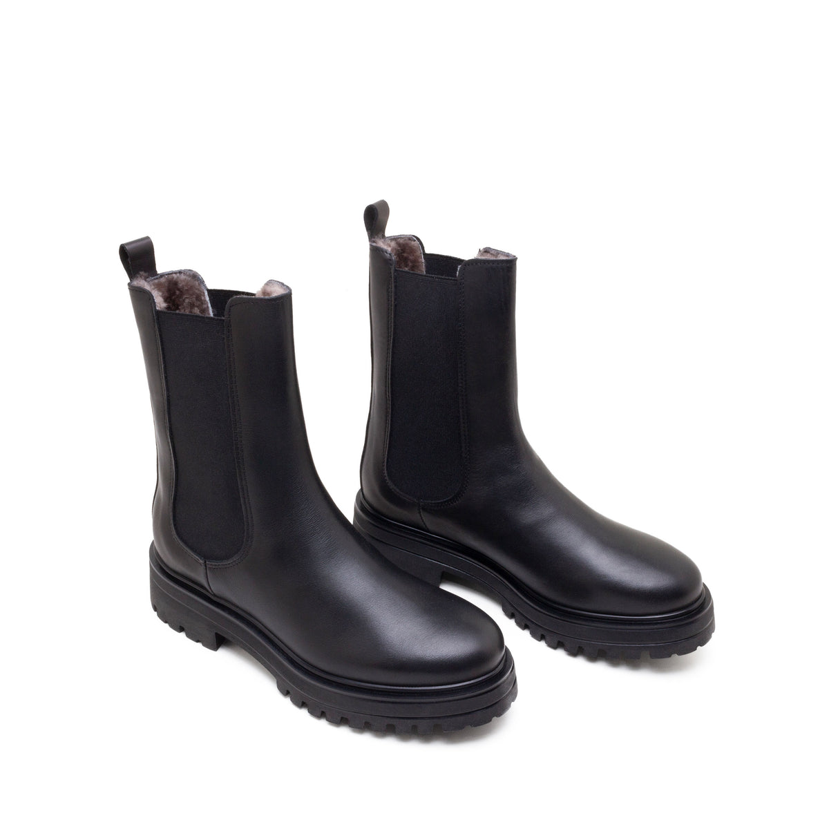 LONDON CHELSEA BOOT WITH FUR – Michele Lopriore