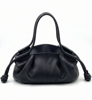 Ginny Cloud Bag — Leather Black | Made in Italy · Michele Lopriore