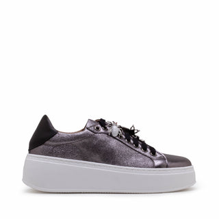 Lola Sneaker — Gunmetal Leather | Michele Lopriore