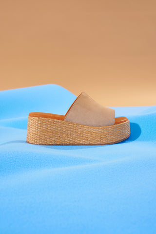 Peres Wedge — Visone Suede | Made in Italy · Michele Lopriore