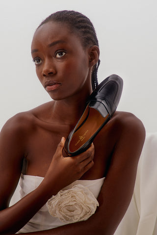 Ortensia Pump — Black Patent Leather | Made in Italy · Michele Lopriore