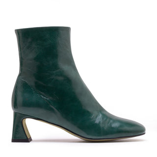 Diana Ankle Boot — Green Patent Leather | Michele Lopriore