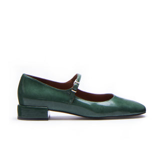 Jeanine Mary Jane — Green Patent Leather | Michele Lopriore
