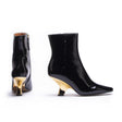 Griselda Ankle Boot — Black Patent side view | Michele Lopriore