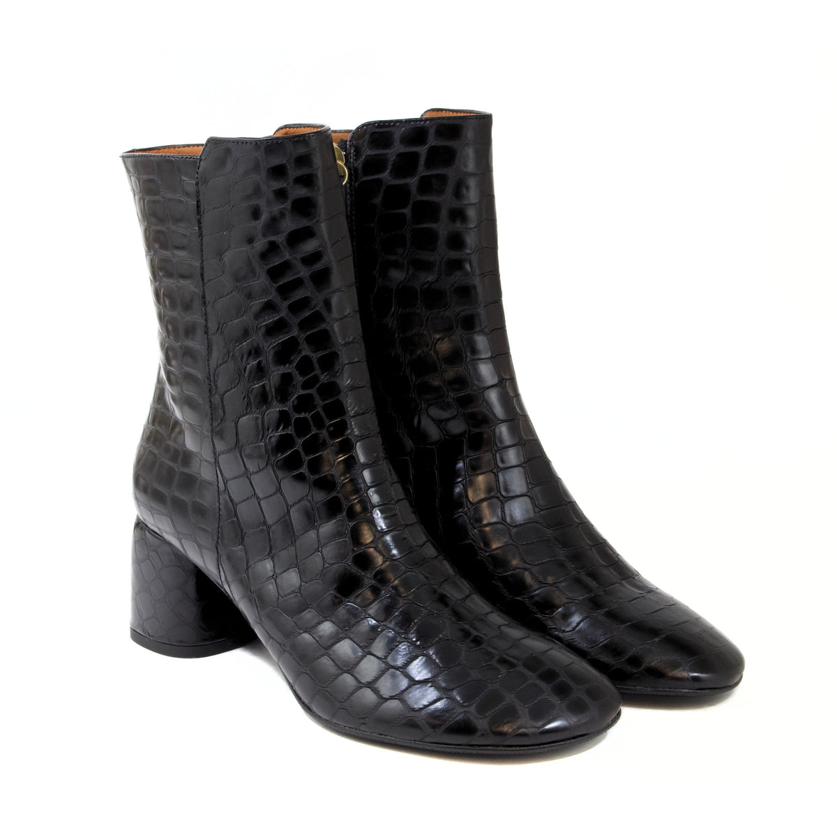 Croco Printed Black