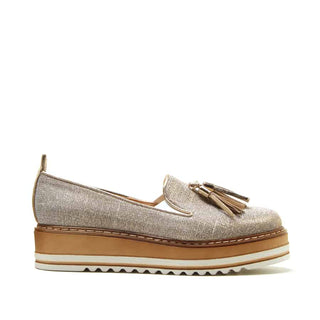 Cassidy Loafer — Galaxy Platino laminated leather | Made in Italy · Michele Lopriore