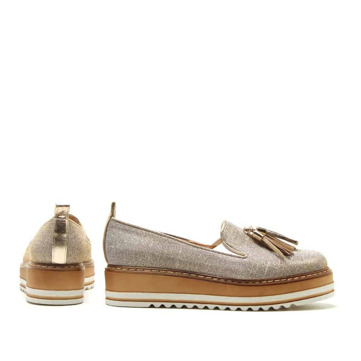 Cassidy Loafer — Galaxy Platino back view | Michele Lopriore