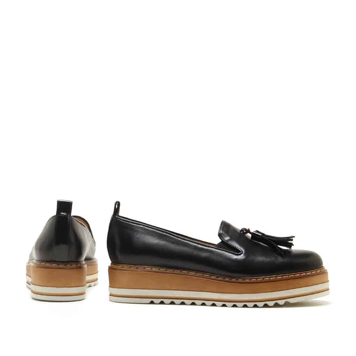 Cassidy Loafer — Nappa Nera side view | Michele Lopriore