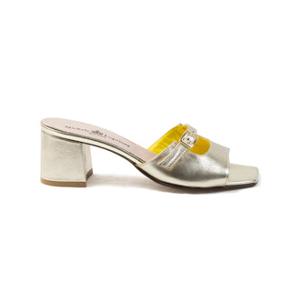 Matilda Sandals — Platinum Leather | Made in Italy · Michele Lopriore