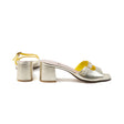 Matilda Sandals — Platinum Leather side view | Michele Lopriore