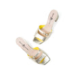 Matilda Sandals — Platinum Leather detail | Michele Lopriore