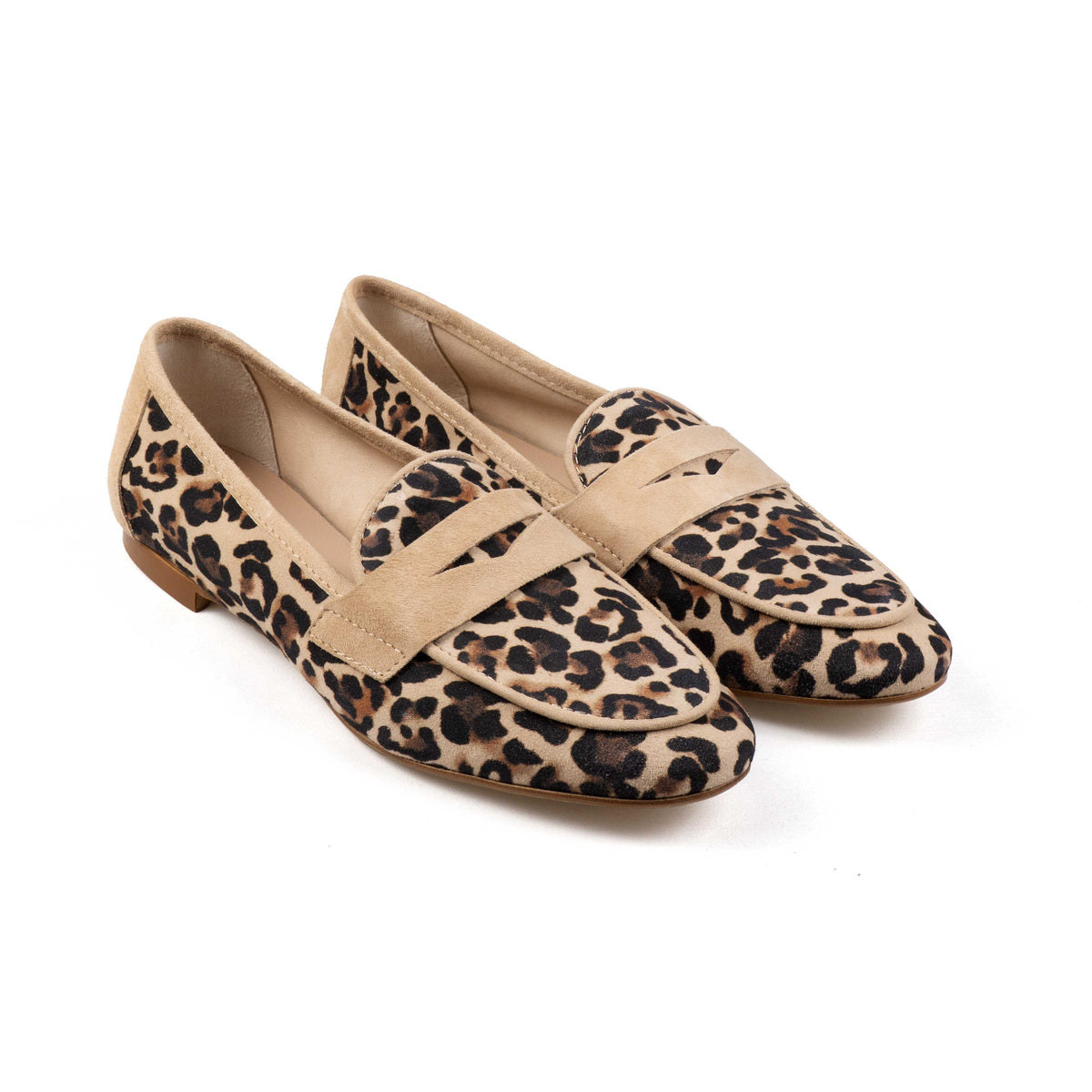 Suede Printed Leopard/Beige