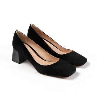 POLLY BLOCK HEEL PUMPS