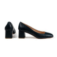 POLLY BLOCK HEEL PUMPS