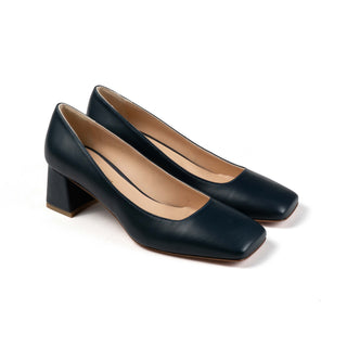 POLLY BLOCK HEEL PUMPS