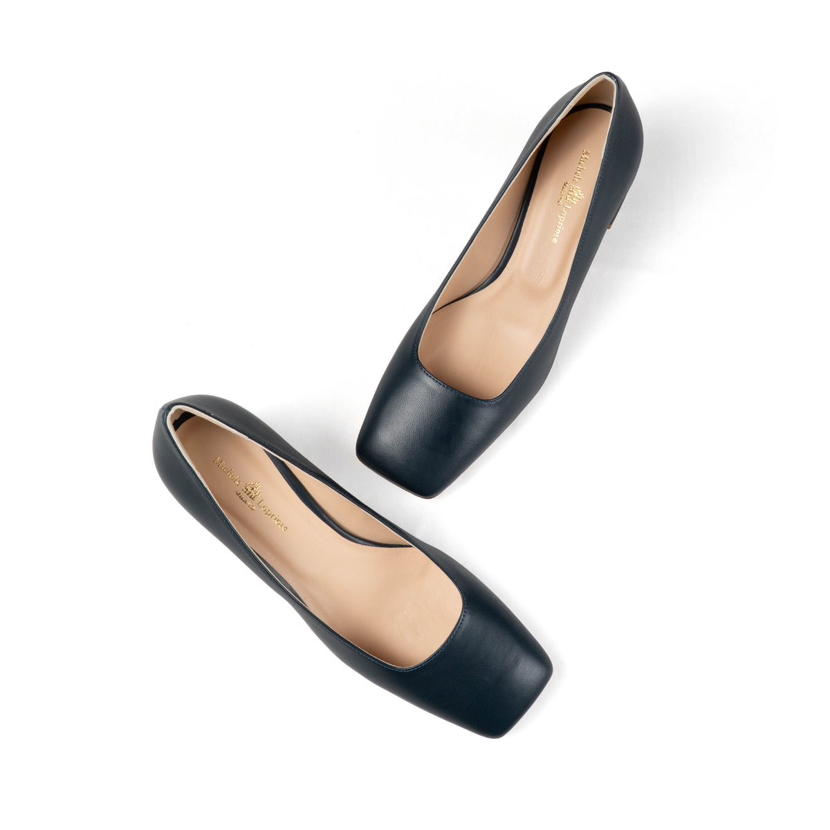 POLLY BLOCK HEEL PUMPS