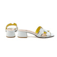 Ponza Sandals — White Leather side view | Michele Lopriore