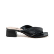 Magenta Sandals — Black Leather | Michele Lopriore