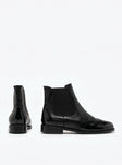 brush leather black