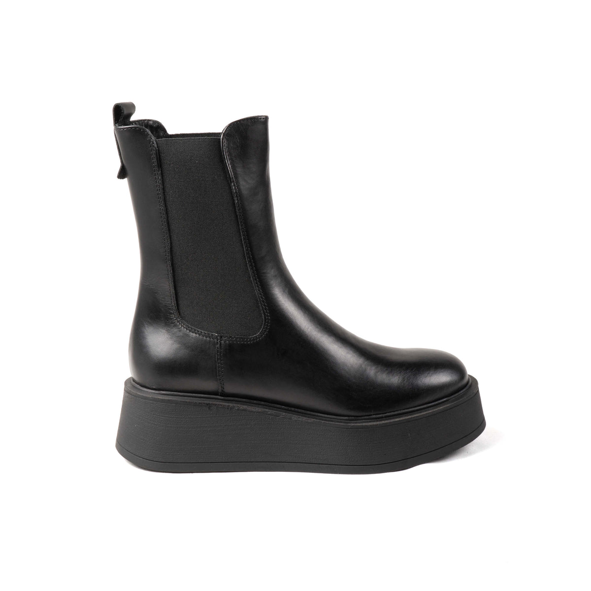 Borgo Giannotti Leather Chelsea Ankle Booties Size 41 / US 8 Gianvito Rossi Chester Suede Lug-Sole Chelsea Ankle Boots  main image 2