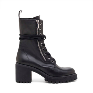 Moscow Combat Boots — Black Leather | Made in Italy · Michele Lopriore