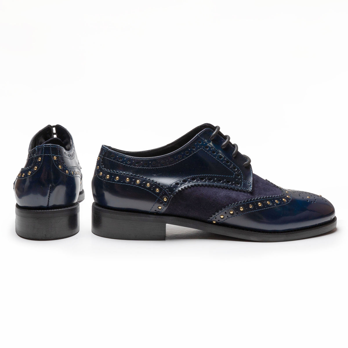 MOTOWN LACE-UP WITH STUDS