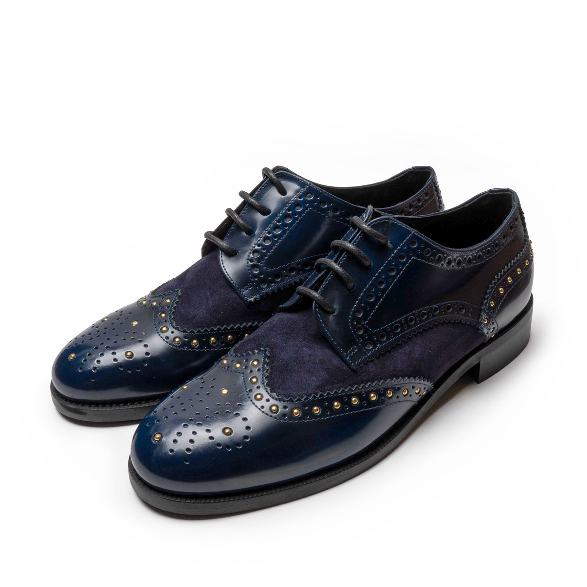 MOTOWN LACE-UP WITH STUDS