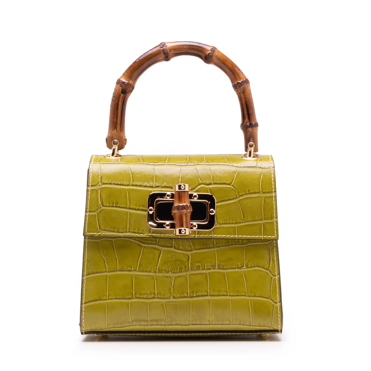 Croco Printed Pistach_hover