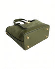 Amelie Mini Bag — Suede Military back | Michele Lopriore
