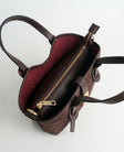 Amelie Mini Bag — Cioccolato suede back | Michele Lopriore
