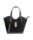 Amelie Mini Bag — Suede Black | Michele Lopriore