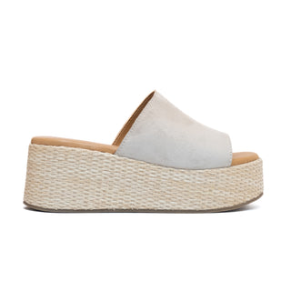 Peres Wedge — Visone Suede | Made in Italy · Michele Lopriore
