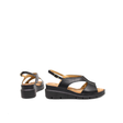 AMALFI Wedge Sandal — Nappa Nera
