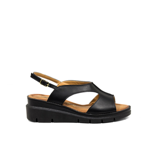 AMALFI Wedge Sandal — Nappa Cuoio