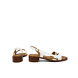 CAPRI Slingback Sandal — Nappa Bianco/Platino