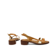 CAPRI Slingback Sandal — Nappa Cuoio/Panna