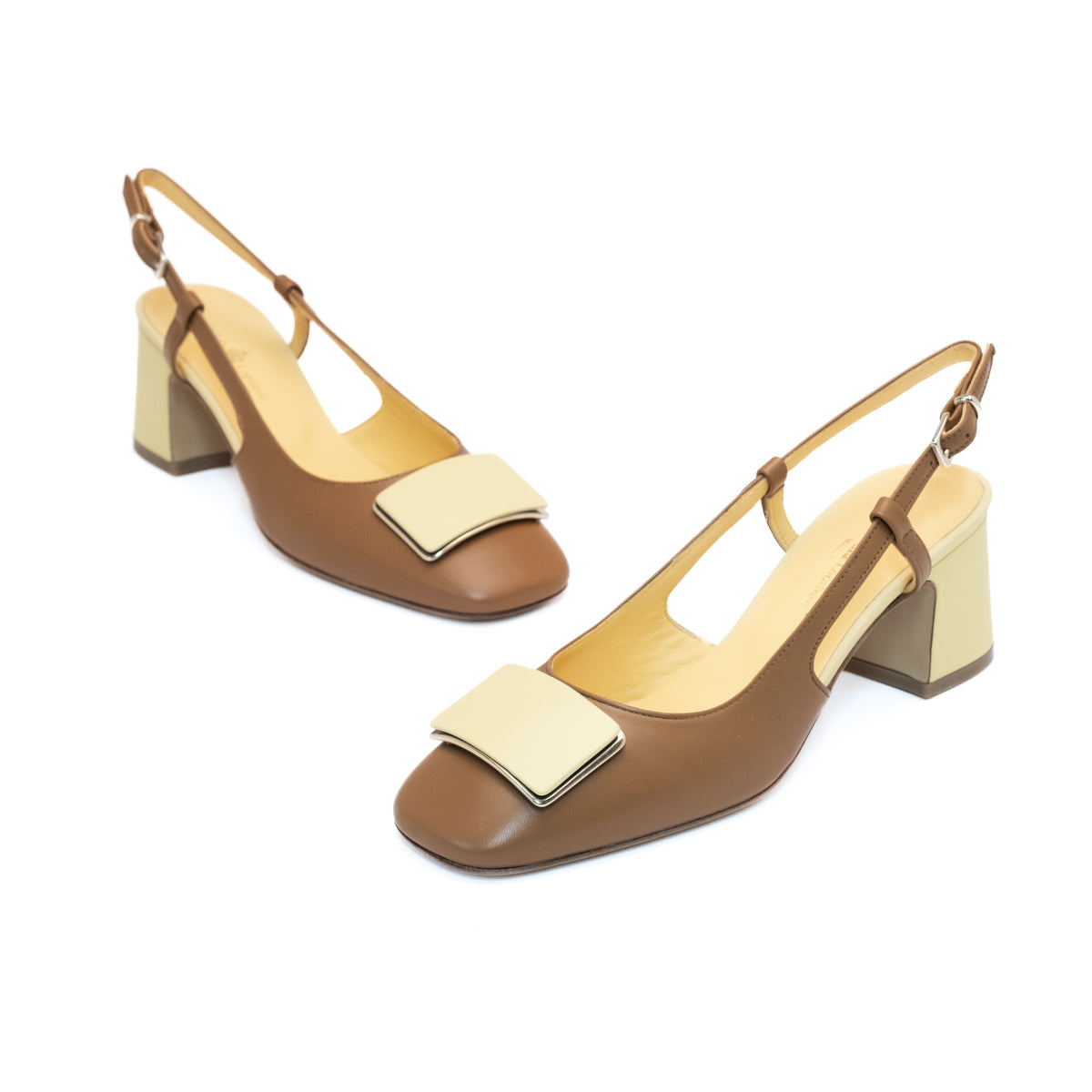 Leather Tan / Leather Yellow Lemon
