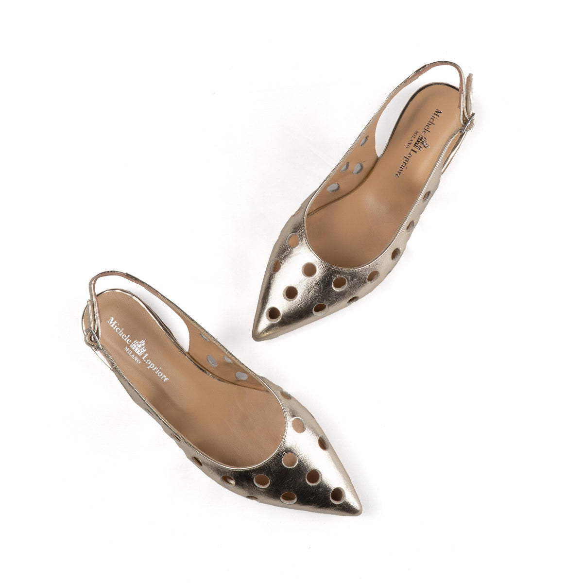 DELFINA SLING BACK FLATS