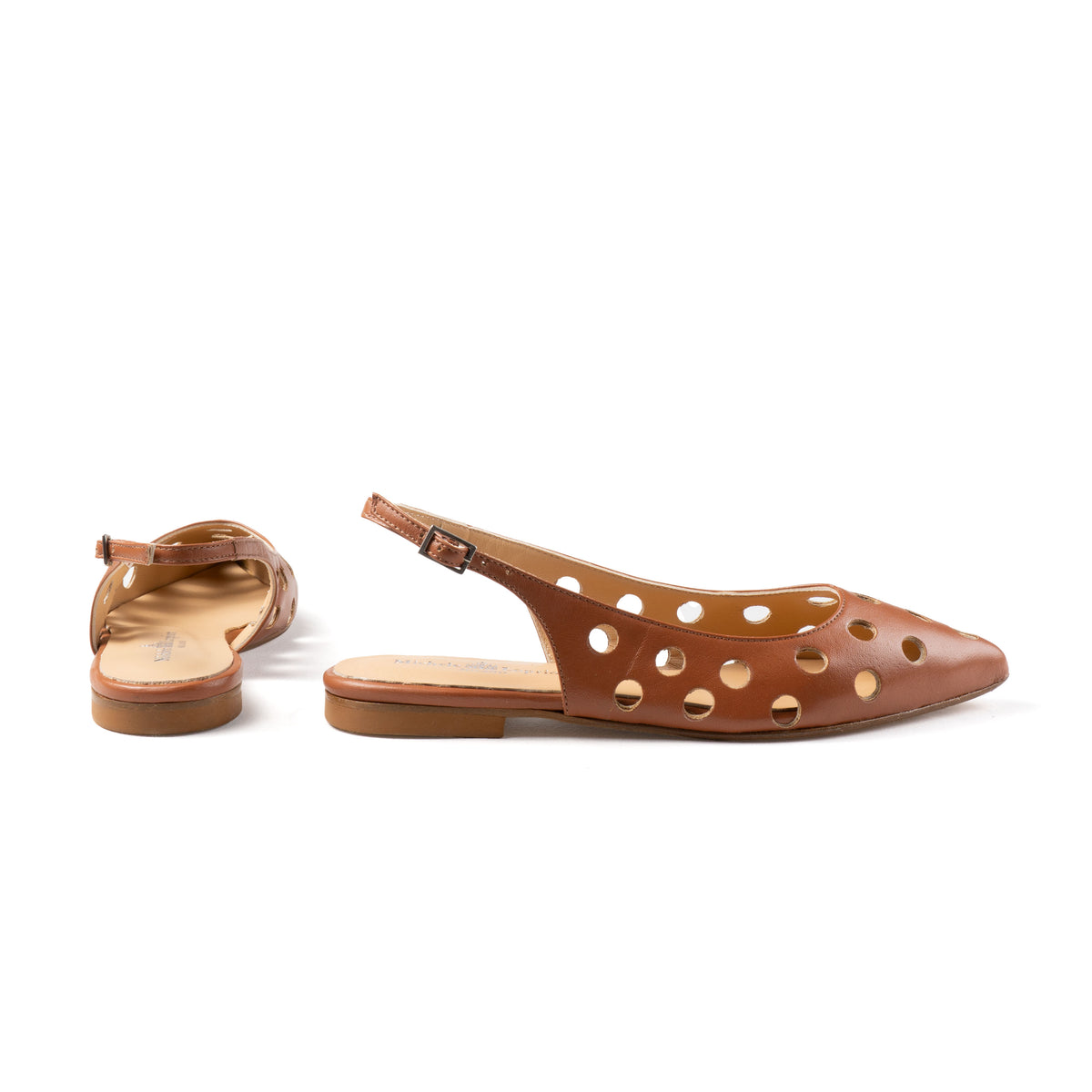 DELFINA SLING BACK FLATS