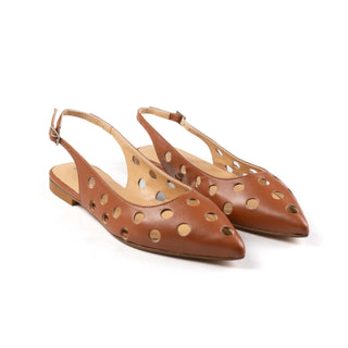 DELFINA SLING BACK FLATS
