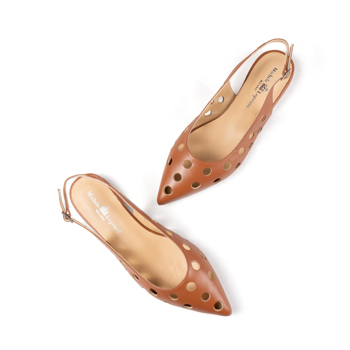 DELFINA SLING BACK FLATS