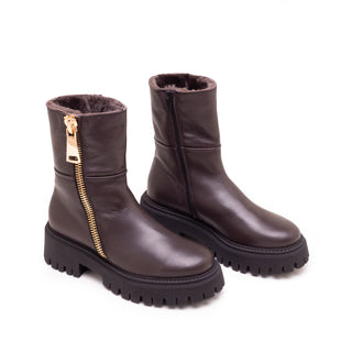 MARRAKECH BOOTIES WITH FUR