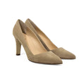 Catarina Pump — Beige Suede side view | Michele Lopriore