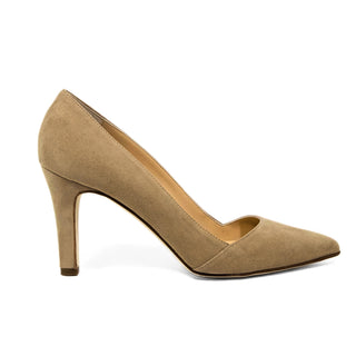 Catarina Pump — Beige Suede | Made in Italy · Michele Lopriore