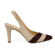 Gabriela Slingback Pump — Beige Suede | Made in Italy · Michele Lopriore