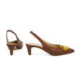 CHARLOTTE KITTEN HEELS SLINGBACK