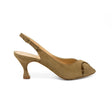 Yara Slingback Pump — Camel Bisonte Suede | Made in Italy · Michele Lopriore