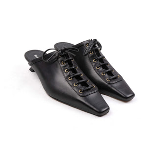 ZOY MULE KITTEN HEELS